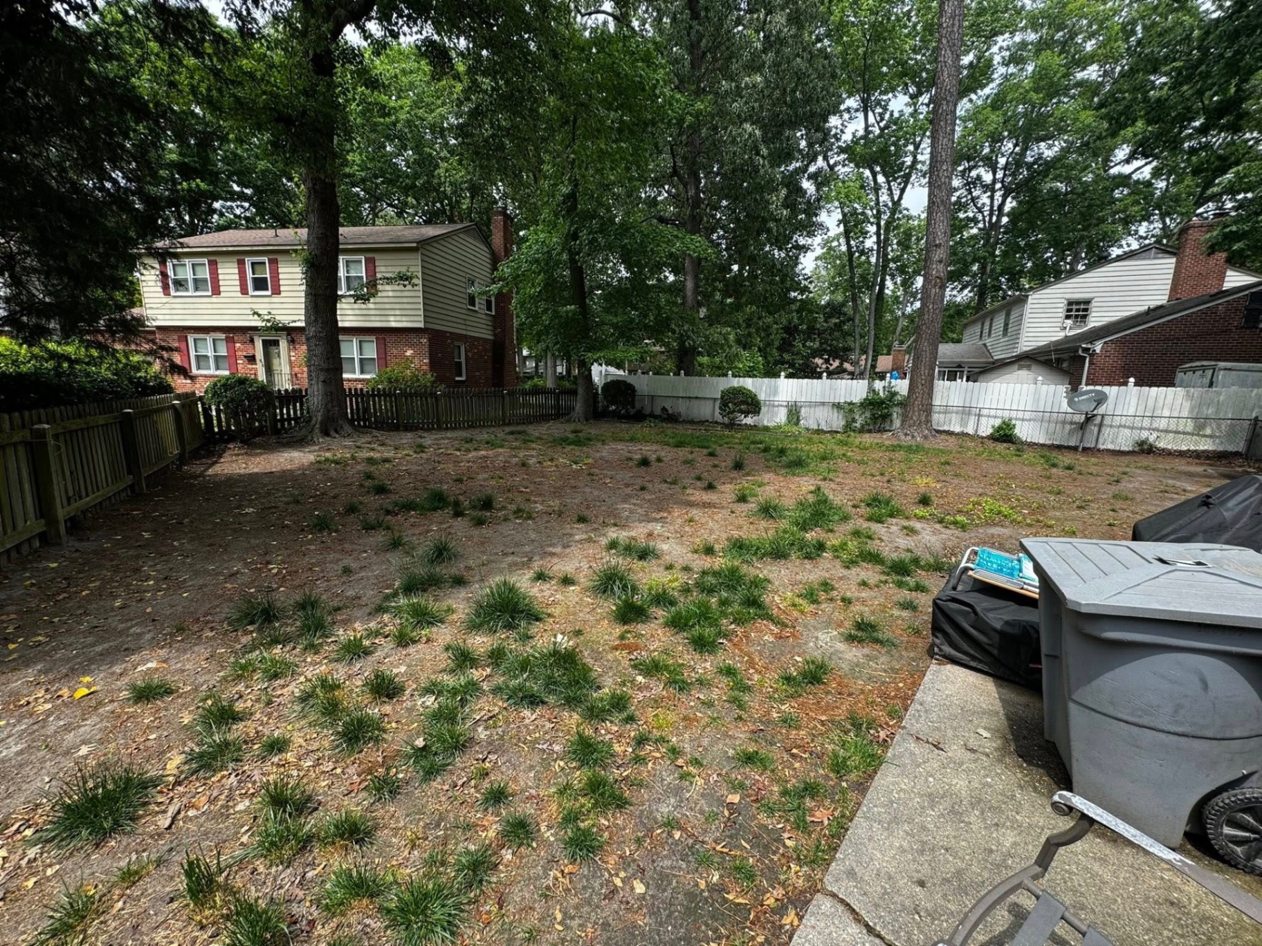 Before sod installation